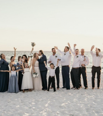 Beach Wedding Party